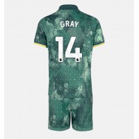 Maglie da calcio Tottenham Hotspur Archie Gray #14 Terza Maglia Bambino 2024-25 Manica Corta (+ Pantaloni corti)